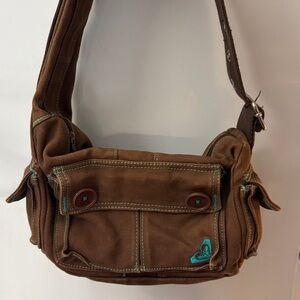 Y2K Vintage Roxy Canvas Handbag